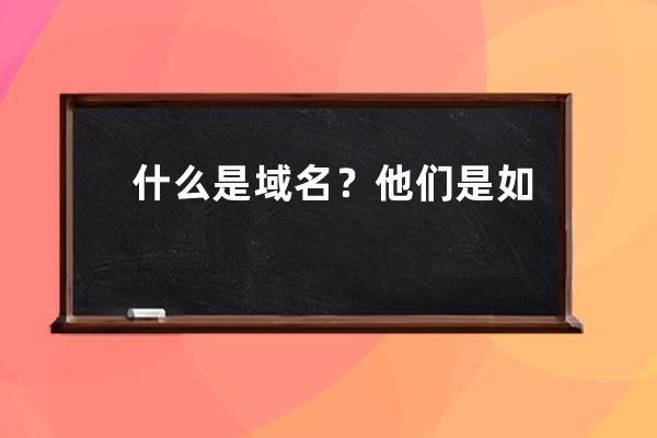 什么是域名？他們是如何分類的？