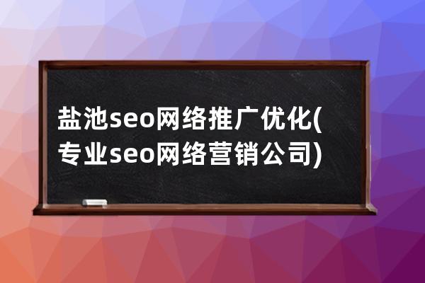 鹽池seo網(wǎng)絡(luò)推廣優(yōu)化(專業(yè)seo網(wǎng)絡(luò)營銷公司)