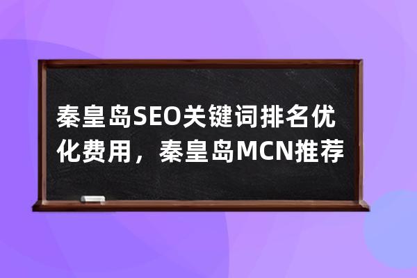 秦皇島SEO關鍵詞排名優化費用，秦皇島MCN推薦的最佳方案